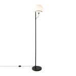 Nordlux Wilson Stehlampe Glas und Metall Schwarz | Geeignet für G9