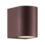 Nordlux Dion Wandleuchte Aluminium Rostig | Geeignet für 1x GU10