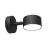 Emibig Wandleuchte Sora Stahl Schwarz | Geeignet für 1x GX53 - Max 12W
