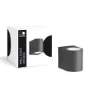 D'Lite Wandleuchte Vossem Aluminium Schwarz | IP54 - Geeignet Für 1x GU10