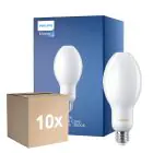 Mehrfachpackung 10x Philips TrueForce Core LED E27 HPL/SON Matt 13W 2000lm 300D - 830 Warmweiß | Ersatz Für 50W