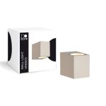 D'Lite Applique Murale Vrebos Métal Beige | Convient pour 1x GU10 