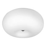 Eglo Plafonnier Optica Acier Nickel Satiné | Convient pour 2x E27