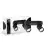 D'Lite Plafond Spot Clio Aluminium Noir Inclinable| Convient pour 2x GU10