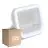 Lot 12x Ledvance Projecteur LED Aluminium Blanc 8W 1100lm 100D - 830 Blanc Chaud | IP66 - Symétrique