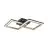 Eglo Plafonnier Calliera Acier Noir Dorée 18.4W 2500lm - 840 Blanc Froid | IP20 - Dimmable 