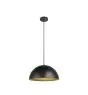 SLV Forchini M 40 Suspension Luminaire Acier Noir | Convient pour 1x E27 