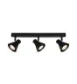Nordlux Eik 3 Spot Métal Noir | Convient pour 3x GU10