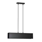 Emibig Suspension Luminaire Gentor Acier Noir | Convient pour 2x E27 - Max 15W