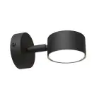 Emibig Applique Murale Sora Acier Noir | Convient pour 1x GX53 - Max 12W